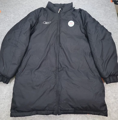 Vintage Liverpool Jacket Extra Large Black 1998 99 Reebok Padded Long Bench Coat - Image 1 of 4