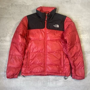 Piumino d'oca The North Face rosso 700 puffer taglia donna small - Foto 1 di 8
