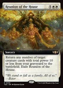 MTG - (Extended Art) REUNION OF THE HOUSE - Tarkir Dragonstorm Com (R) - Picture 1 of 2