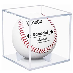 Vitrina de béisbol con protección UV acrílico transparente soporte de béisbol cubo cuadrado... - Imagen 1 de 6