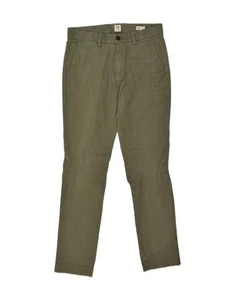 GAP Mens Skinny Chino Trousers W28 L32 Khaki Cotton BH75 - Picture 1 of 3