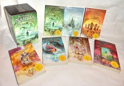 Vintage 2002 Chronicles of Narnia CS Lewis Complete 7 Book Set - Image 1 of 4