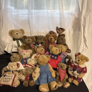 Boyds Bears Plush Collection Lot of 16 Assorted Sizes Marked - Picture 1 of 7