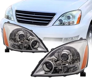 For Lexus 2005-2009 GX470 Headlight Assembly Halogen w/o Bulb Right & Left DOT - Picture 1 of 9