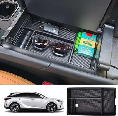 Caja organizadora de almacenamiento reposabrazos central para coche para 2023-25 Lexus RX 350h 450h+ 500h Foto 1 de 4