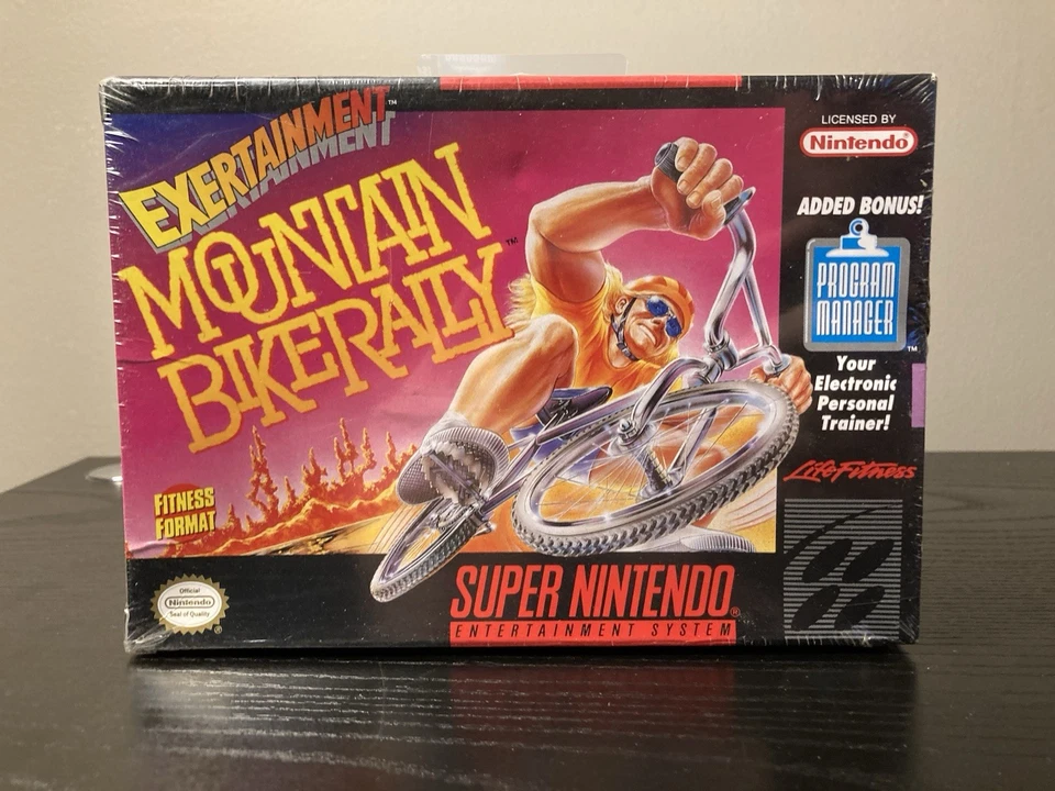 Super Nintendo SNES Mountain Bike Rally (Exertainment) Factory Sealed New 1994 - Image 1 of 4
