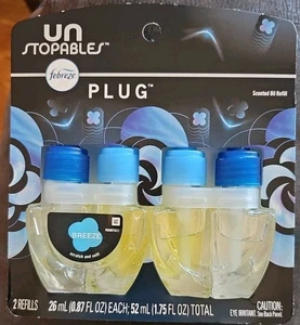 Febreze Unstopables Plug Scented Oil Refills, 2 Pack, Fresh Scent - Picture 1 of 2