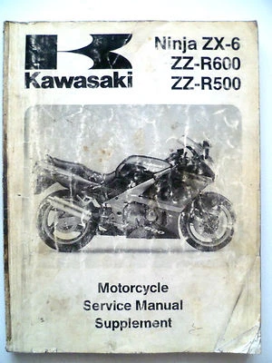 KAWASAKI NINJA ZX6 ZX-6 ZZR600 ZZR500 ZX500 ZX600 1993 SERVICE REPAIR MANUAL - Image 1 of 4