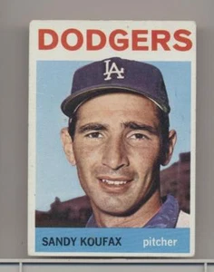 SANDY KOUFAX VINTAGE 1964 TOPPS BASEBALL KARTE - Bild 1 von 1