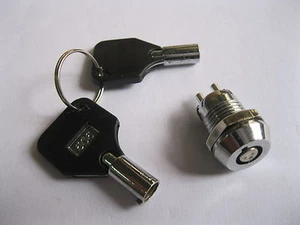 8 pcs Key Ignition Switch ON/OFF Lock Switch Key OFF Out New - Picture 1 of 3