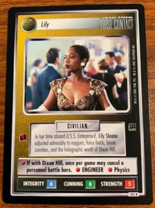 2001 Decipher Star Trek Holodeck #101R Lily Used Free Shipping - Picture 1 of 2