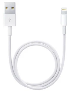 Apple Lightning to USB Charge & Sync Cable (White, 1.6') - Photo 1 sur 2