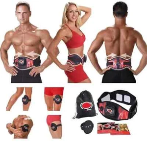 FASCIA ELETTROSTIMOLATORE CINTURA DIMAGRANTE ADDOMINALI GYM FROM ABS ROUND PRO - Foto 1 di 4