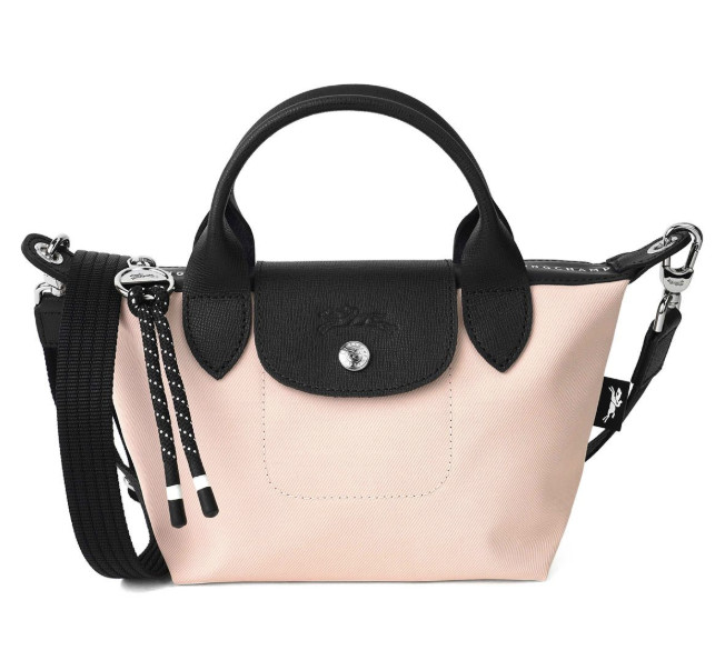 【関税&送料込】Longchamp Pink Le Pliage Original M Bag Le Pliage Original L Travel bag Pink Tea - Recycled canvas