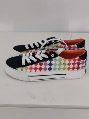 Zapato Skater Marca Mudd Checkerboard Arco Iris 🌈 Amapola-O Para Mujer Talla 10 Foto 1 de 4