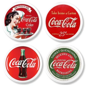 Retro Coca Cola Sign Cabinet Drawer Pulls Vintage Coke Decor Unique Bar Pub Knob - Picture 1 of 5