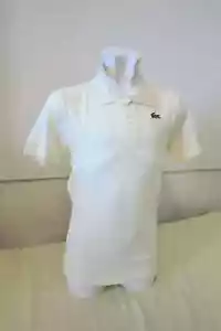 LA CAMISA LACOSTE NIÑOS CHARIVARI MARFIL 1973 ALGODÓN PURO T14 HECHA EN FRANCIA RARA - Imagen 1 de 10