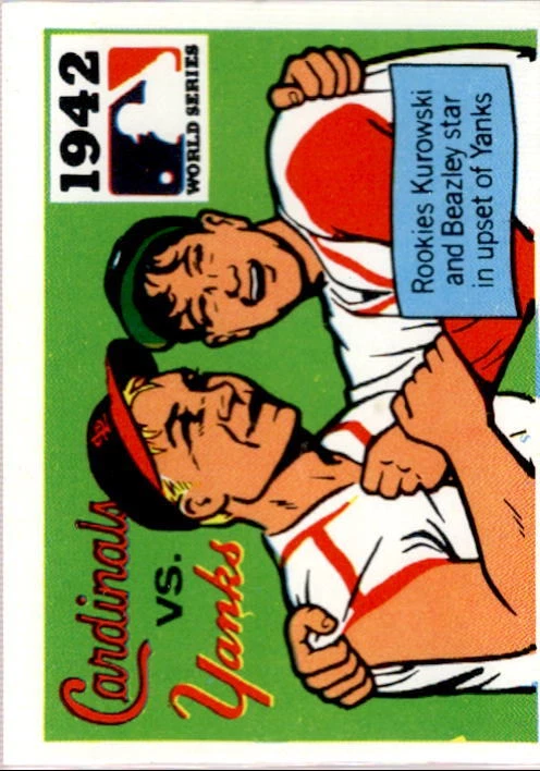 1971 Fleer Laughlin World Series Black Backs #40 1942 - Cardinals  NM-M ID:38616 - Image 1 of 1