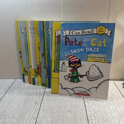 Pete The Cat Books I Can Read 14 Book Lot Children's Readers Paperback Reader - Image 1 of 4
