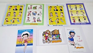 Betty Boop Stamp Collection In Protective Sleeve With Certificates - Picture 1 of 13
