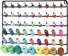 54-spool Thread Rack Holder Organizer with Hanging Hooks for Sewing Threads