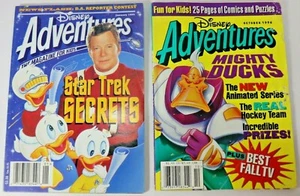 Disney Adventures Magazine STAR TREK & MIGHTY DUCKS: 1990s (Lot of 2) E8 - Picture 1 of 3