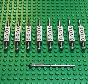 LEGO 8 Launcher Spring Shooters 15301 and 8 Flat Silver Projectiles 15303 +Spare - Picture 1 of 1