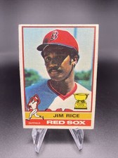 1976 Topps Vintage Baseball Card #340 Jim Rice HOF  Boston Red Sox