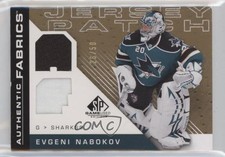 2007-08 SP Game Used Edition Authentic Fabrics Jersey /50 Evgeni Nabokov Patch