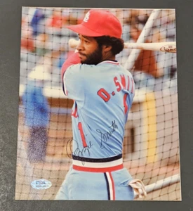 OZZIE SMITH Signed 8x10 Photo-HALL OF FAME-ST. LOUIS CARDINALS-PSA - Picture 1 of 3