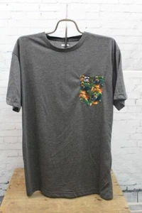 Rome Pocket Margarita S/S T-Shirt Tee Men's Large Charcoal - Picture 1 of 1