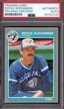 1985 Doyle Alexander Game Worn Toronto Blue Jays Jersey. . , Lot #51100