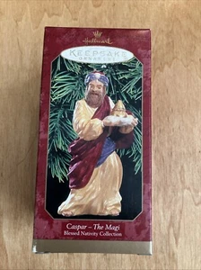 Hallmark Keepsake Adorno de Navidad 1999 Caspar Los Reyes Magos - Imagen 1 de 9
