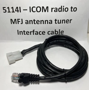 MFJ-5114I type Interface Cable ICOM to 925 927 928 929 939 998 Tuners - Picture 1 of 2