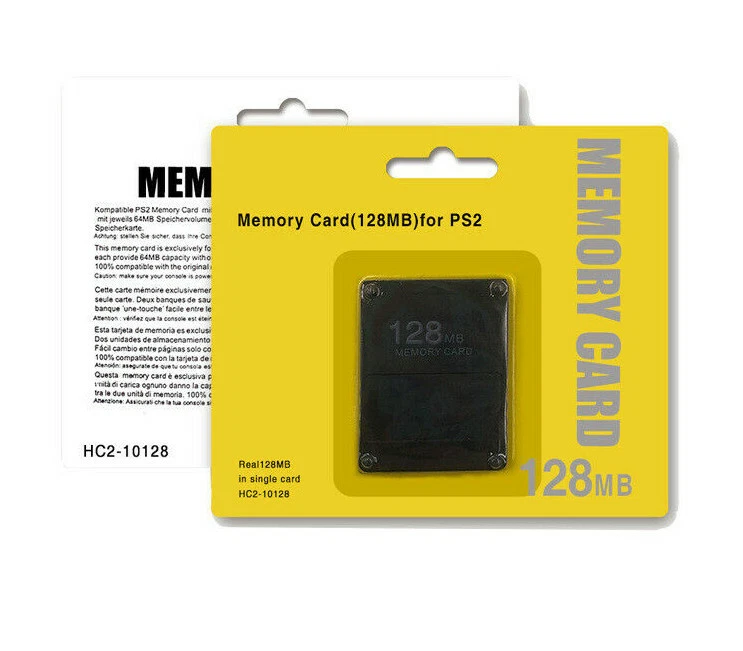 scheda di memoria Memory card per SONY PS2 128 MB 64MB playstation 2 nuova - Immagine 1 di 2