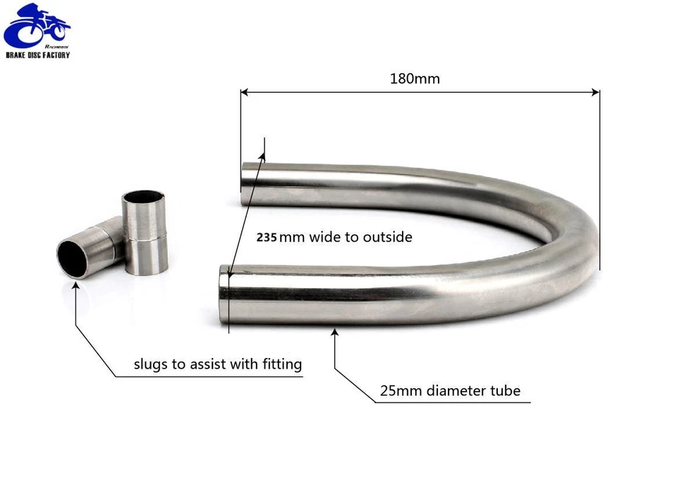 235mm Cafe Racer Rear Frame Hoop Flat Brat Style Seat Loop for Honda CB650 CB750 Foto 1 de 4