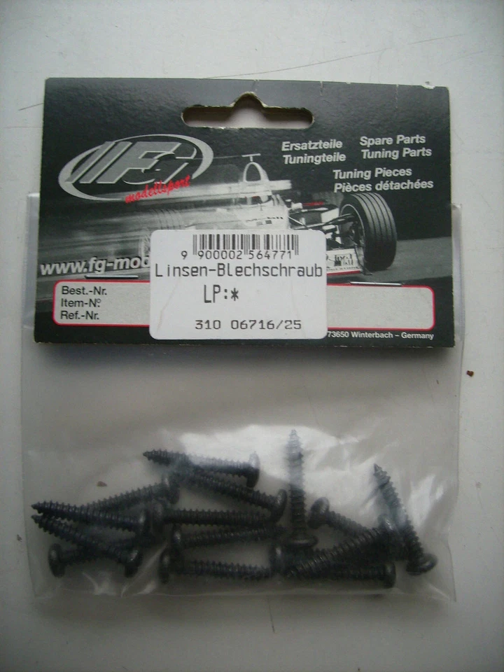 FG Gröschl 06716/25 Linsen-Blechschrauben 4,2 x 25 mm - Bild 1 von 1