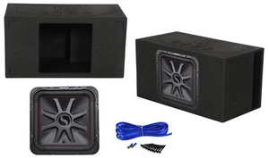 KICKER 45L7R152 15" 1800w L7R Car Subwoofer+Side Ported Sub Box Enclosure L7R152 - Picture 1 of 11