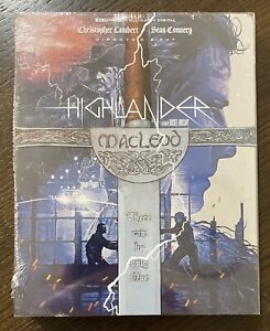 Highlander Steelbook 4K Uhd + Blu-ray + Digital + Slipcover + Lobby Cards - New!