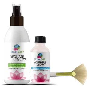 Kit de exfoliación química de la piel con ácido láctico + neutralizador de exfoliación de la piel + cepillo de tratamiento - Imagen 1 de 2