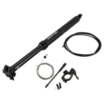 Satori Lite dropper seat post 100mm travel 27.2mm MTB bike Internal Cable Remote - image 1 of 4