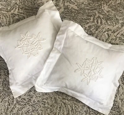ALMOHADAS BORDADAS ESTRELLAS DE MAR COSTERAS RALPH LAUREN RARAS ~ PEQUEÑAS Foto 1 de 4
