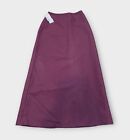 Vintage Wanted Clothing Women’s Skirt Size 7 Midi Burgundy Modest