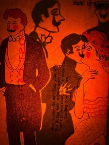 HTL Naughty Wife Kisses Military Man - Hold To Light - Valentine's Love Cuckold - Picture 1 of 5