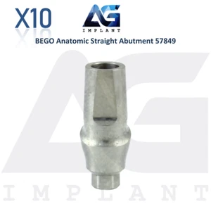 10 Anatomic Straight Prosthetics Compatible with BEGO® Ø4.7mm - 57849 Dental - Picture 1 of 4
