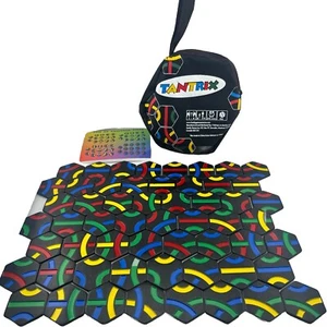 Tantrix Puzzle Strategiespiel 56 Spielsteine mit Anleitungsheft & Reisetasche - Bild 1 von 6