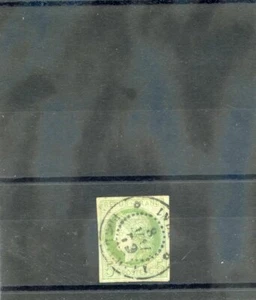 FRENCH INDIA, FORERUNNER (YT 17)VF 5c GREEN/AZURE, PONDICHERY 08MAY72  $450 - Picture 1 of 1