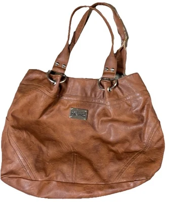 Kenneth Cole Reaction  Women's Brown Medium PVC shoulder Handbag - Image 1 of 4