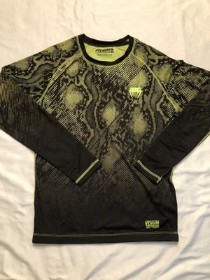 Mens Venum Performance Long Sleeve Rashguard Size XXL BJJ Mma Training Gym - Image 1 of 4