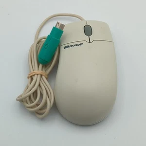 Microsoft IntelliMouse Vintage Ball Mouse 1.2A PS/2 Compatible PN X04-72167 - Picture 1 of 8